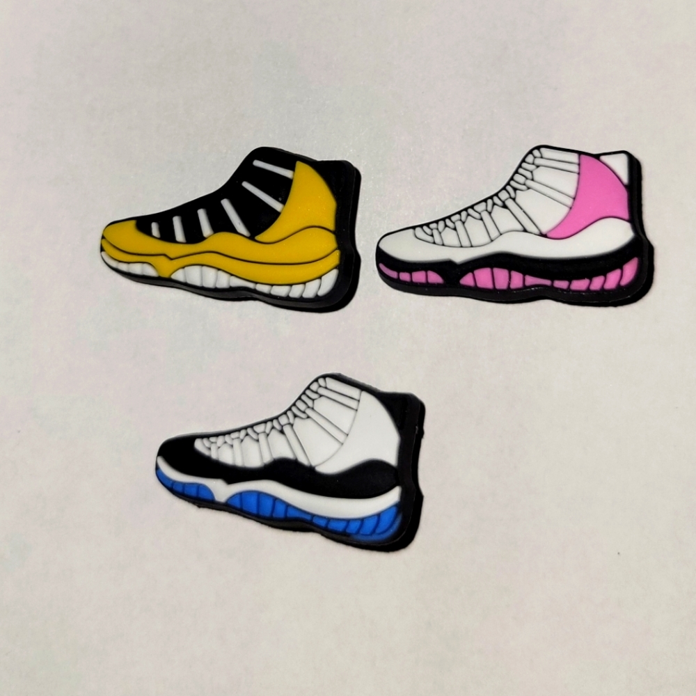 3 Gym Shoe Jibbitz Shoe Charms